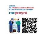 Запись на профилактический визит и консультирование через Единый портал государственных услуг.