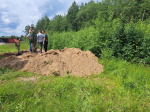 В Устье демонтирован старый въездной знак.