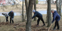В Устье прошел большой субботник. - Усть-Кубинский округ